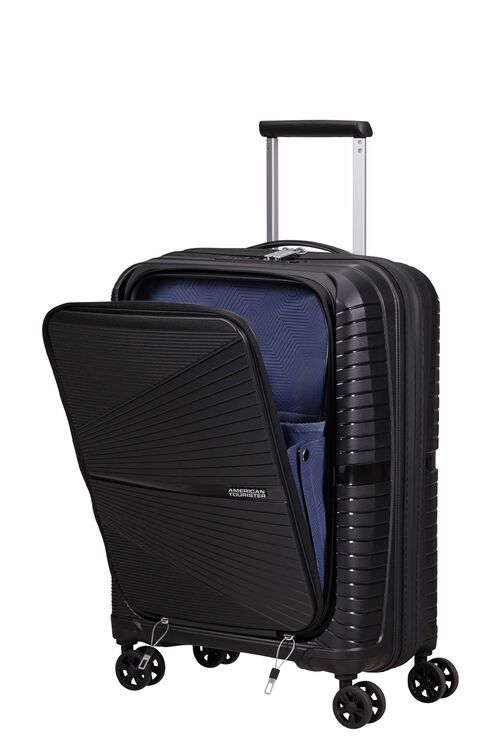 AIRCONIC ULTRALIGHT CARRY-ON SMALL 55CM SUITCASE FRONT OPENING EASY ACCESS  hi-res | American Tourister